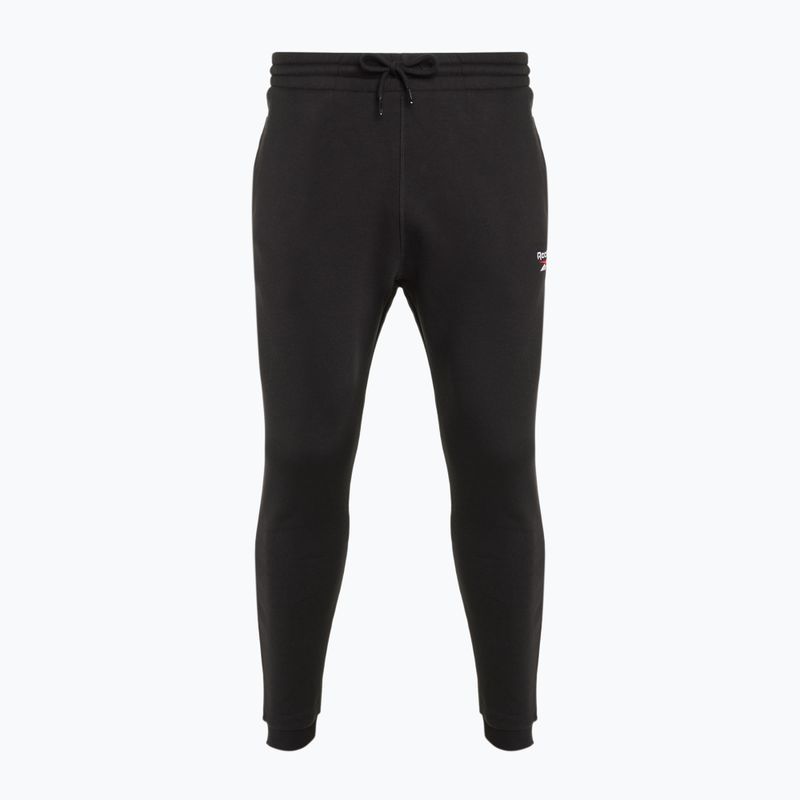 Spodnie Reebok Identity Small Logo Fleece Jogger black/white/vector red