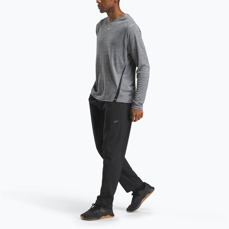 Longsleeve treningowy męski Reebok Id Train Energy Tech Tee grey 1 2