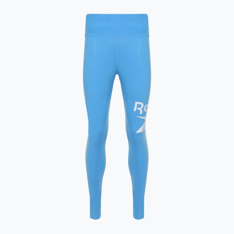 Legginsy damskie Reebok Identity Big Logo Cotton recovery blue