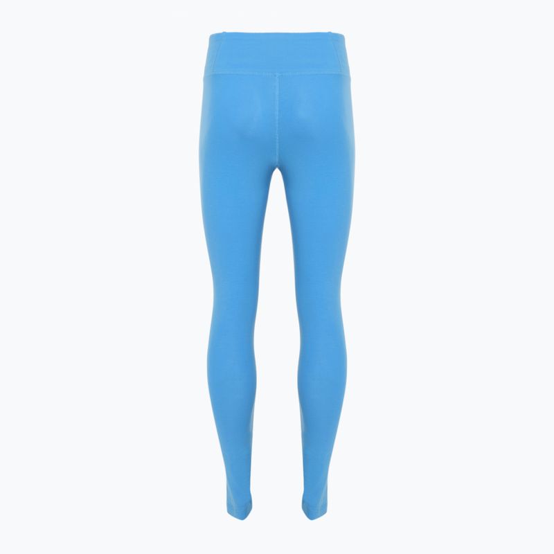 Legginsy damskie Reebok Identity Big Logo Cotton recovery blue 2