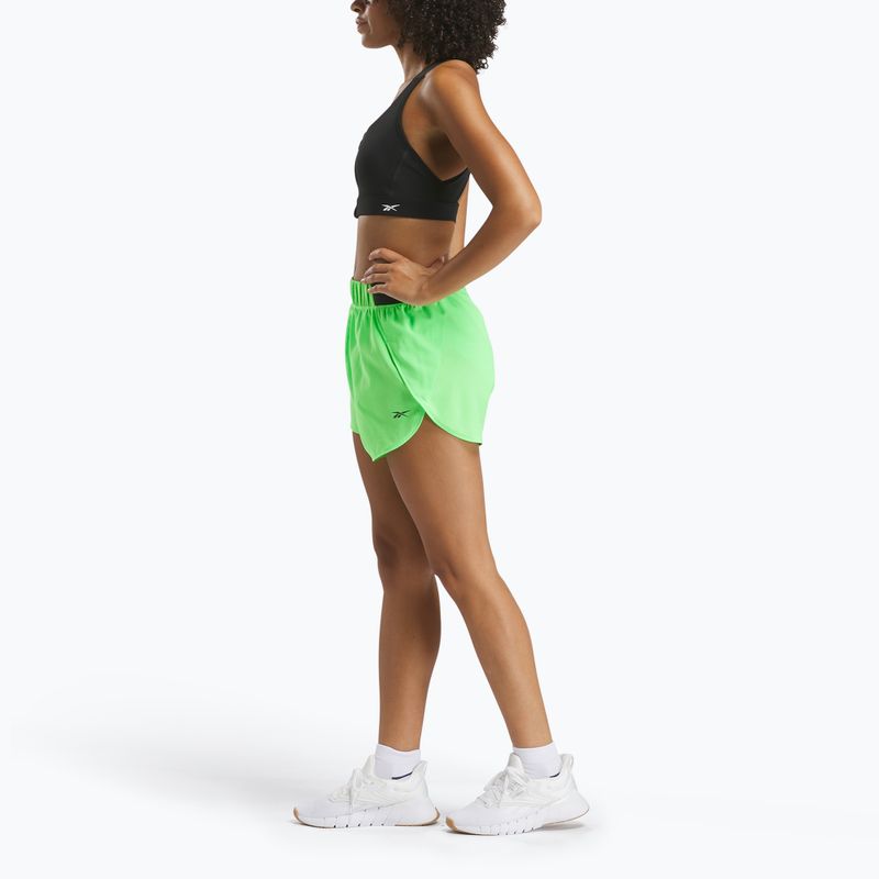 Spodenki treningowe damskie Reebok Speed solar lime 2