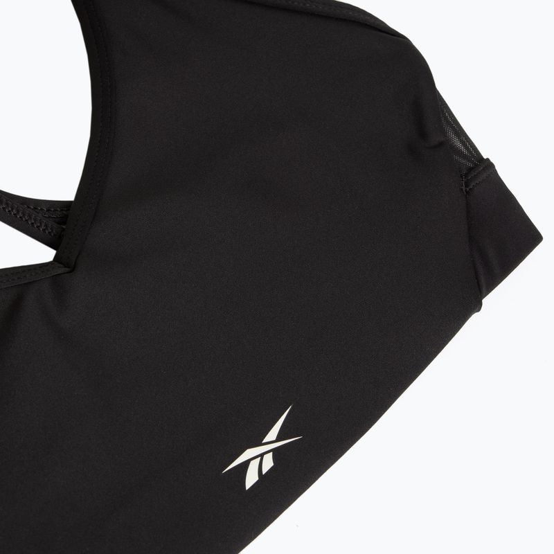 Biustonosz treningowy Reebok Lux Low Impact Bra black 2