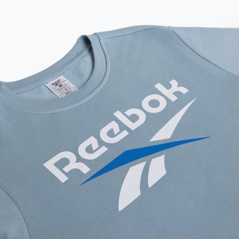 Bluza męska Reebok Identity Big Logo Fleece Crew upgrade blue 3