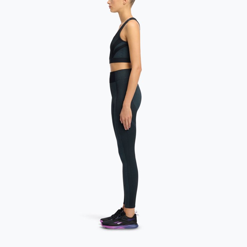 Biustonosz treningowy damski Reebok Rbk Lab Seamless black 2