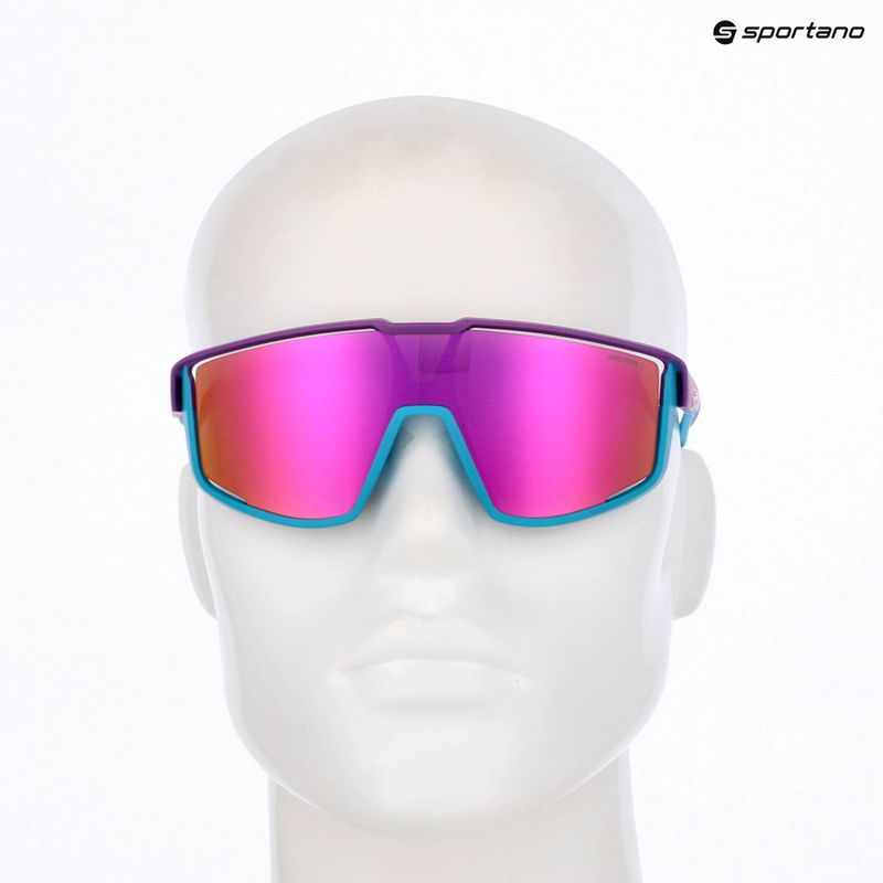 Okulary przeciwsłoneczne Julbo Fury Spectron matt purple/light blue/multilayer pink 7