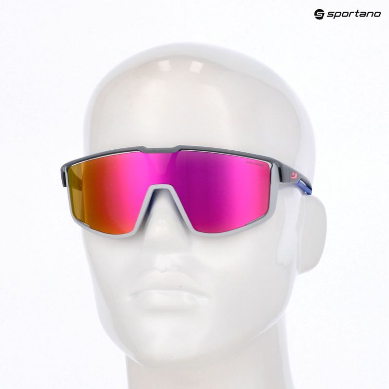 Okulary przeciwsłoneczne Julbo Fury Spectron matt dark gray/gray/ blue/multilayer pink 7