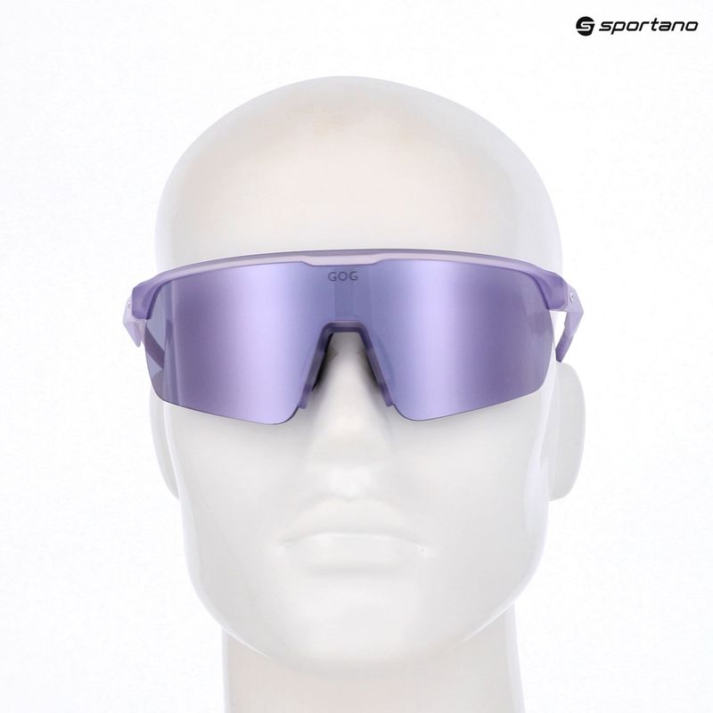 Okulary przeciwsłoneczne GOG Hervor cristal purple/purple reflex purple 5