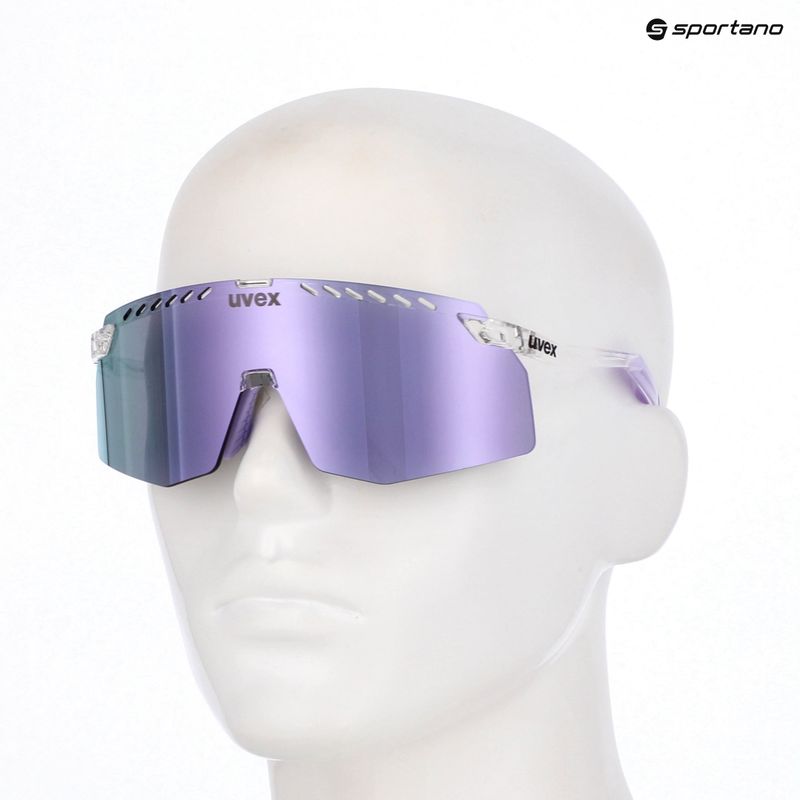Okulary przeciwsłoneczne UVEX Pace Stage clear/mirror pink 7