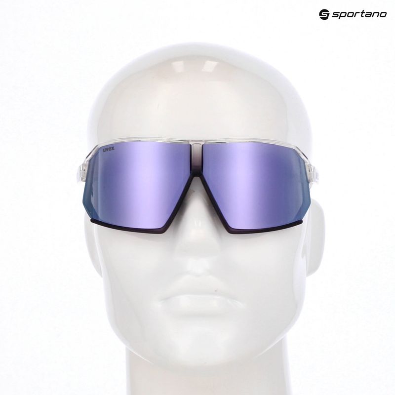 Okulary przeciwsłoneczne UVEX Sportstyle 237 clear/metallic purple/mirror lavender 7