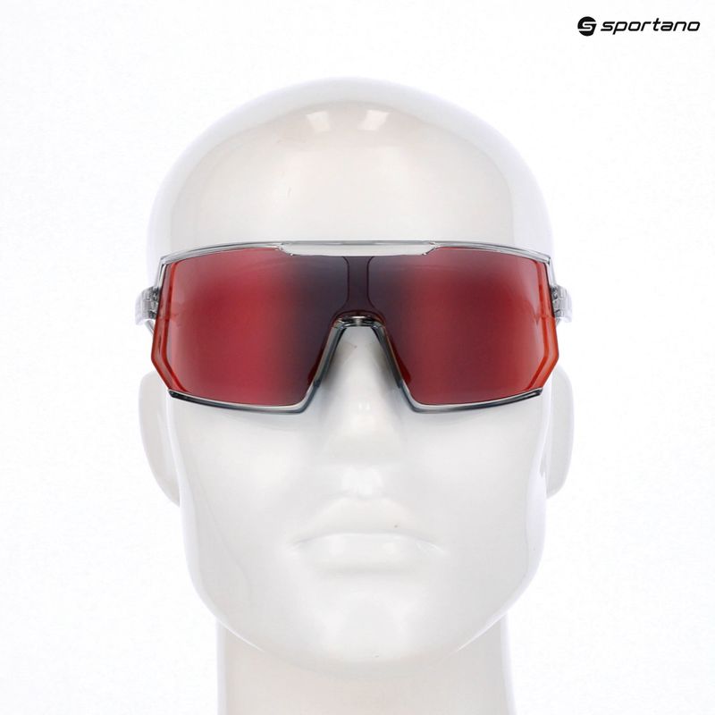 Okulary przeciwsłoneczne UVEX Sportstyle 235 smoke transparent/mirror red 7