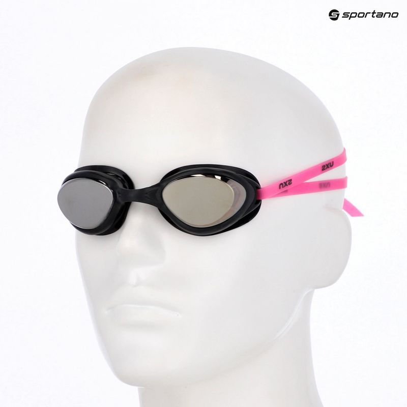 Okulary do pływania 2XU Propel Swim punk pink/mirror 8