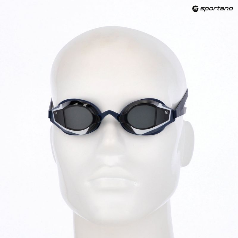 Okulary do pływania TYR Stealth-X Race smoke/navy/navy 3
