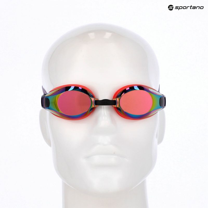 Okulary do pływania arena Zoom X-Fit Mirror copper/bright coral/plum 9