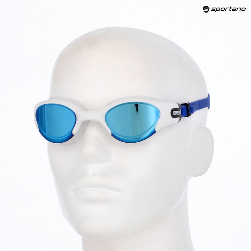 Okulary do pływania arena The One Plus Mirror blue mirror/white 10