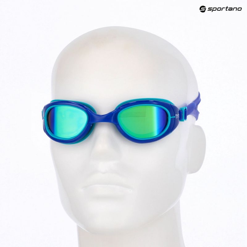 Okulary do pływania TYR Special Ops 2.0 Mirrored royal/aqua 3