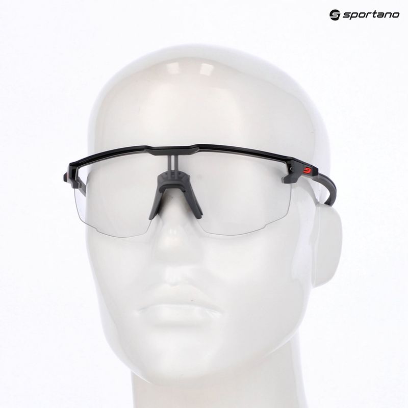 Okulary przeciwsłoneczne Julbo Ultimate Reactiv shiny black/gray/clear 6