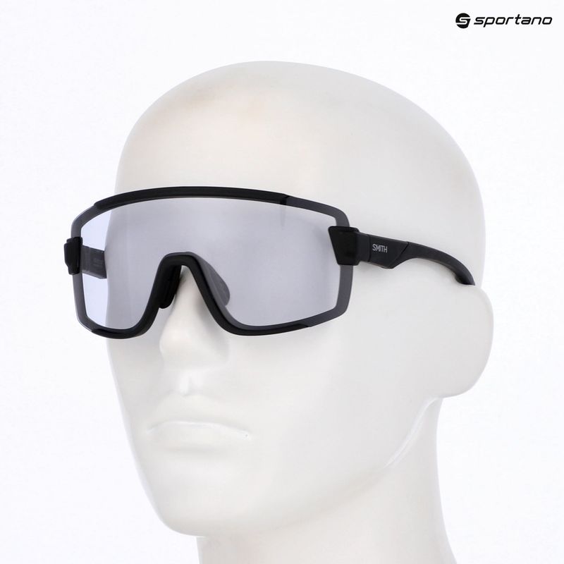 Okulary przeciwsłoneczne Smith Wildcat matte black/photochromic clear to gray/clear 3