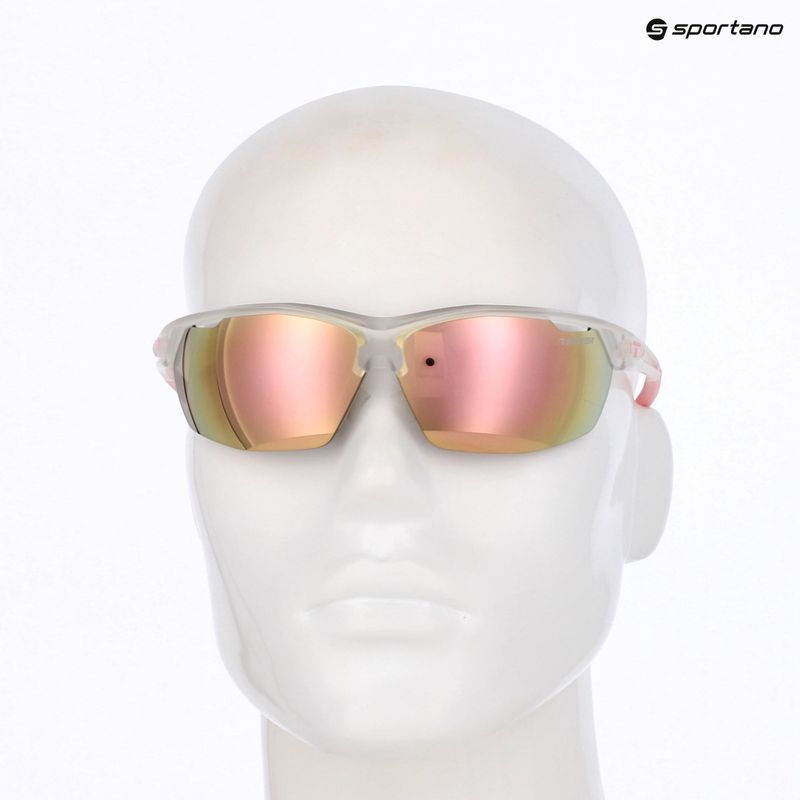 Okulary przeciwsłoneczne Tifosi Navar satin clear/pink mirror ar 9