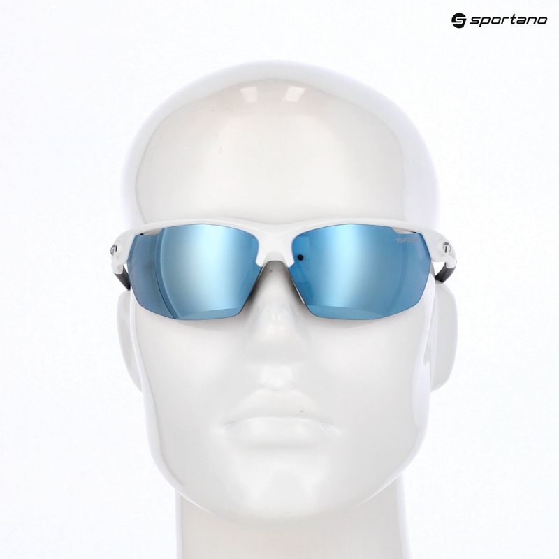 Okulary przeciwsłoneczne Tifosi Navar matte white/smoke bright blue mirror 9