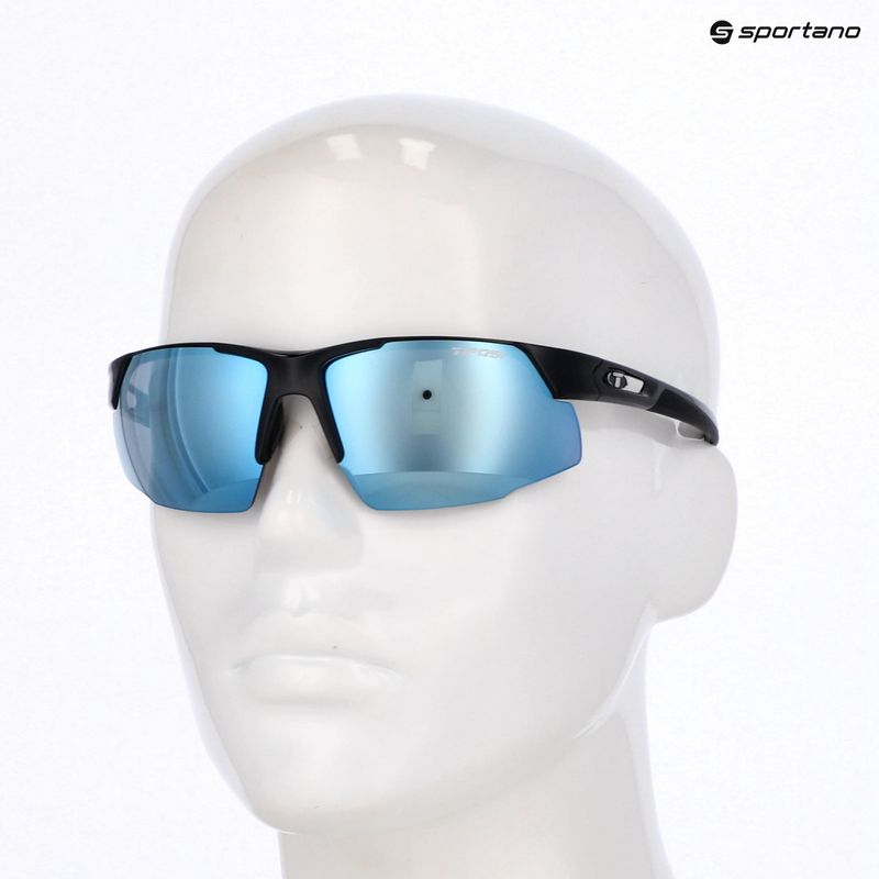 Okulary przeciwsłoneczne Tifosi Centus gloss black/smoke bright blue 9