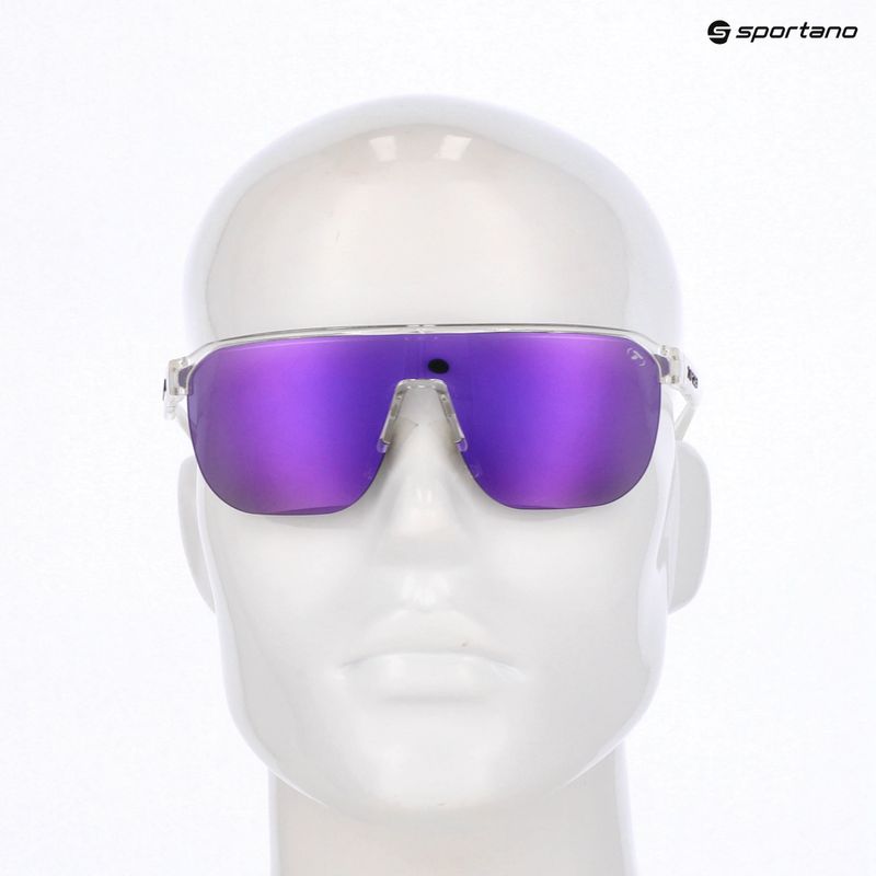 Okulary przeciwsłoneczne Tifosi Sanctum SL crystal clear/smoke purple mirror ar 4