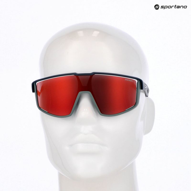 Okulary przeciwsłoneczne Julbo Fury Spectron matt dark blue/green/multilayer red 5