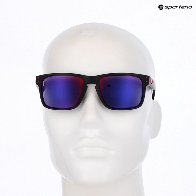 Okulary przeciwsłoneczne Oakley Holbrook matte black/positive red iridium 9