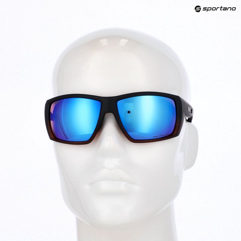 Okulary przeciwsłoneczne UVEX Mtn Venture CV black demi matt/mirror blue 6