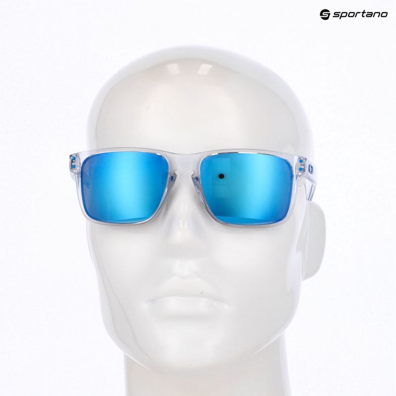 Okulary przeciwsłoneczne Oakley Holbrook XL polished clear/prizm sapphr irid polar 13