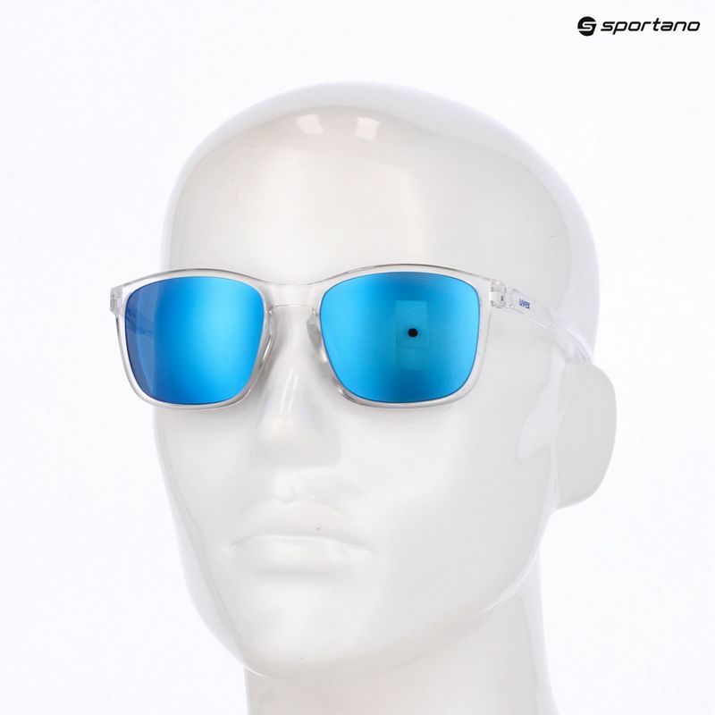 Okulary przeciwsłoneczne UVEX LGL 52 clear/mirror blue 11