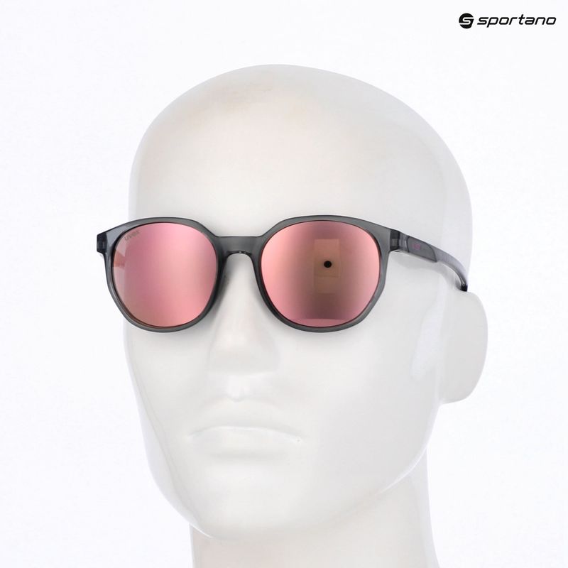 Okulary przeciwsłoneczne UVEX LGL 54 smoke/mirror pink 11