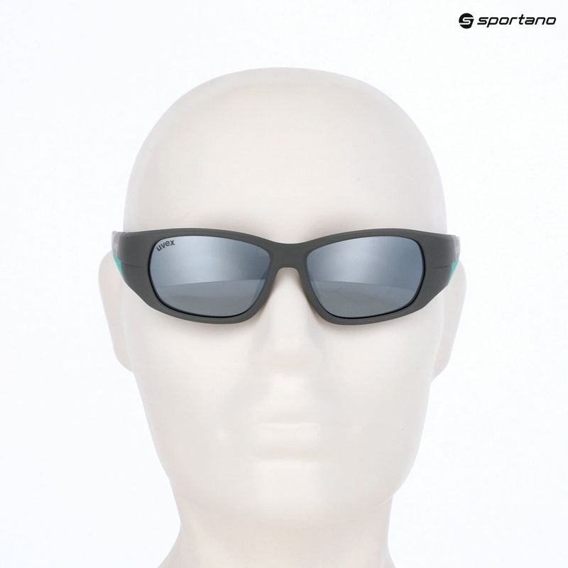 Okulary przeciwsłoneczne dziecięce UVEX Sportstyle 514 grey matt/mirror silver 10