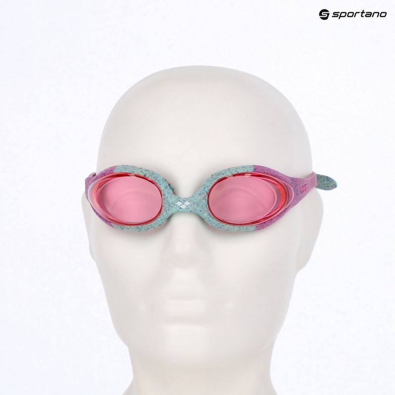 Okulary do pływania dziecięce arena Spider r pink/grey/pink 10