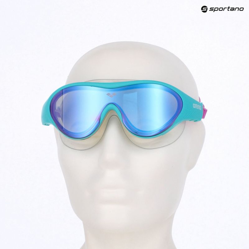 Okulary do pływania dziecięce arena The One Mirror Jr blue/water/violet 9