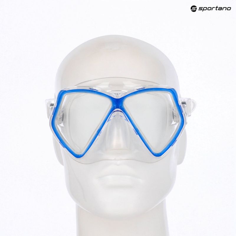 Maska do snorkelingu dziecięca Mares Zephir JR blue/clear 3