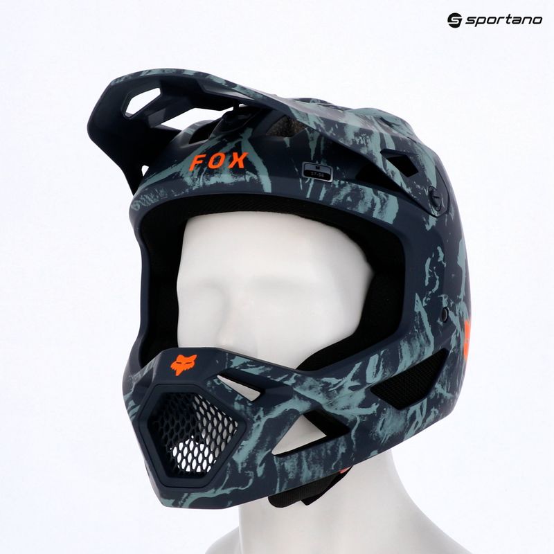 Kask rowerowy Fox Racing Rampage Img Print arctic blue 7