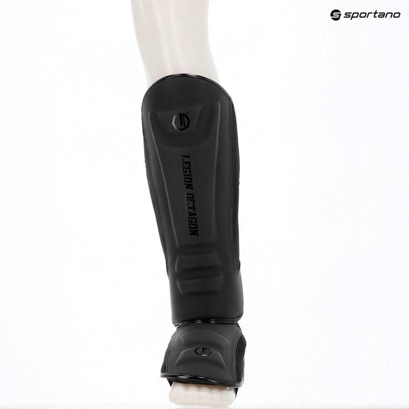 Ochraniacze piszczeli i stóp Octagon Legion Enforcer black 12