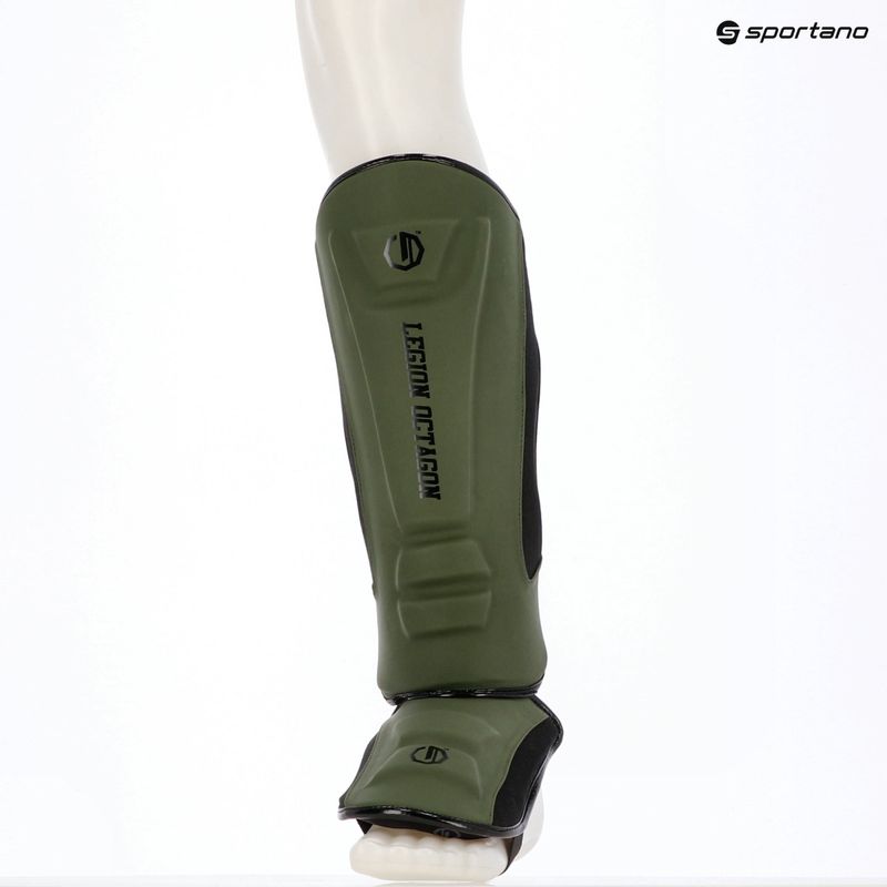 Ochraniacze piszczeli i stóp Octagon Legion Enforcer dark green 6