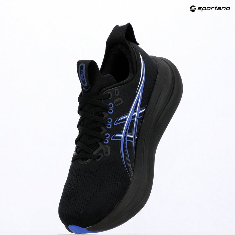 Buty do biegania męskie ASICS Gel-Nimbus 28 black/neon blue 16