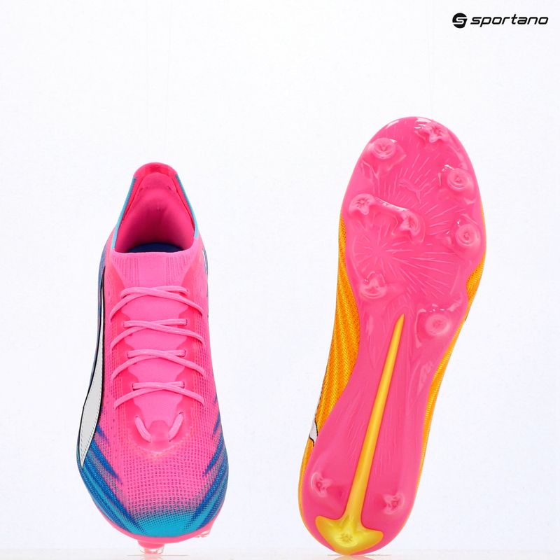 Buty piłkarskie PUMA Ultra 6 Pro FG/AG poison pink/puma wht/sunstream/bright aqua/puma blk 17