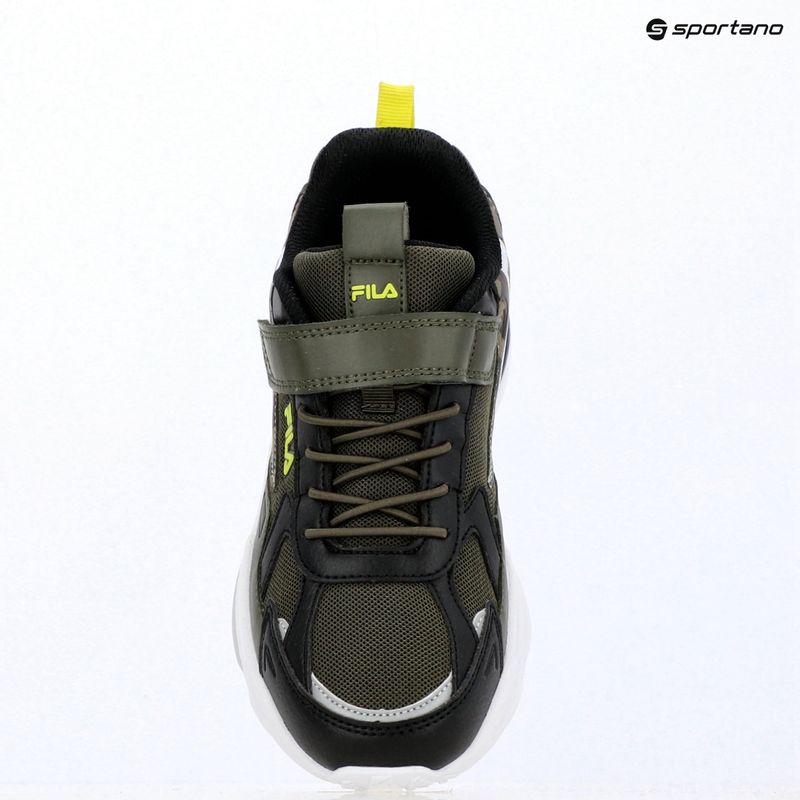 Buty dziecięce FILA Madrun Velcro olive night 16