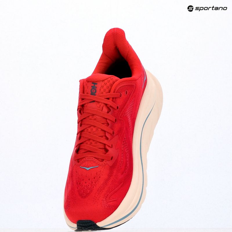 Buty do biegania męskie HOKA Clifton 10 vermillion/varsity navy 18