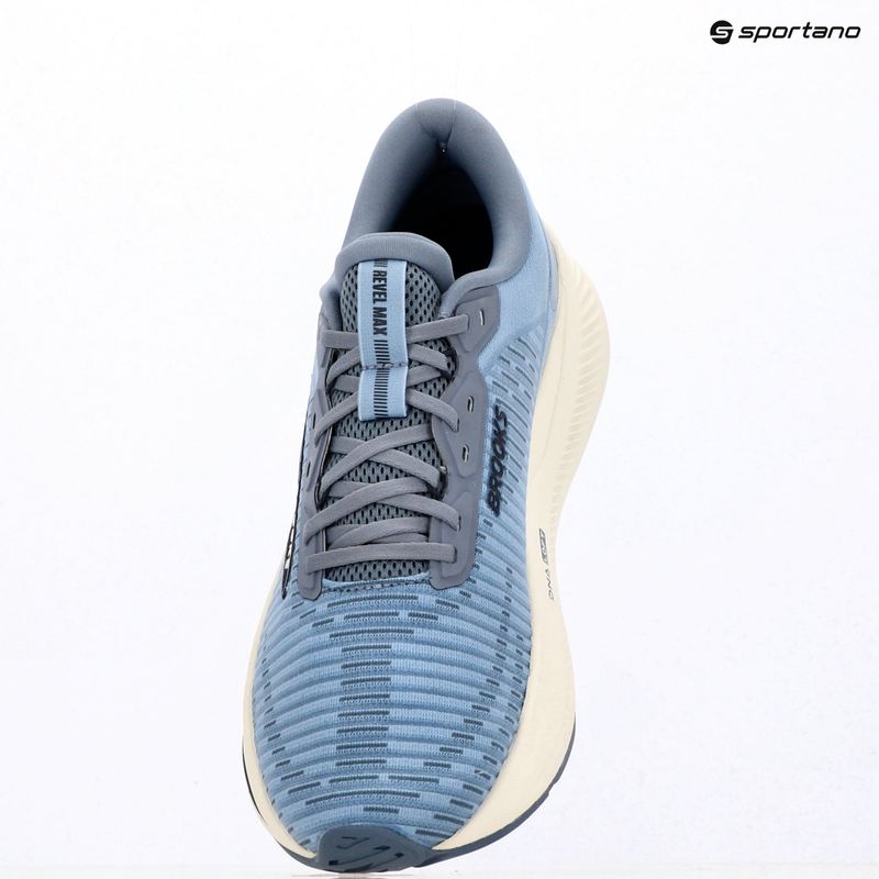 Buty do biegania męskie Brooks Revel Max rain washed/grey/navy 15
