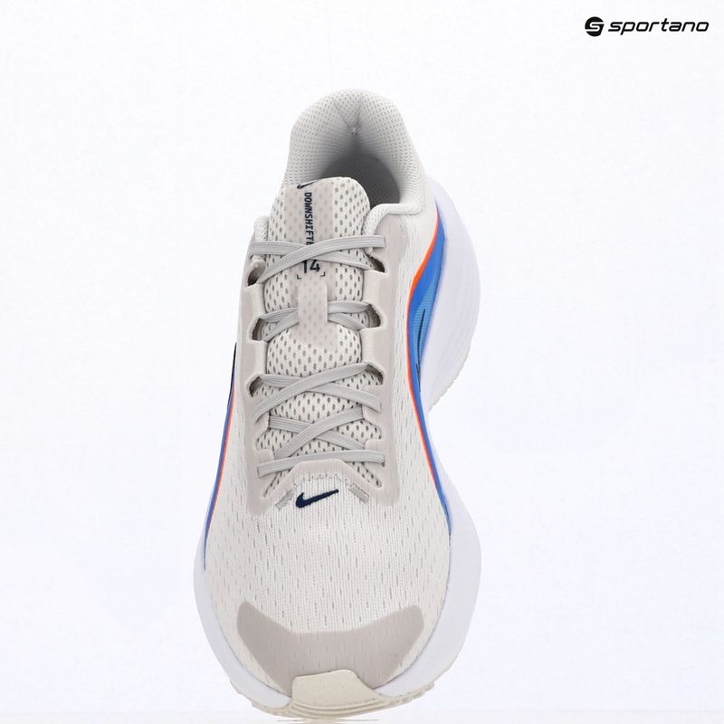 Buty do biegania męskie Nike Downshifter 14 platinum tint/black/white/off noir 13