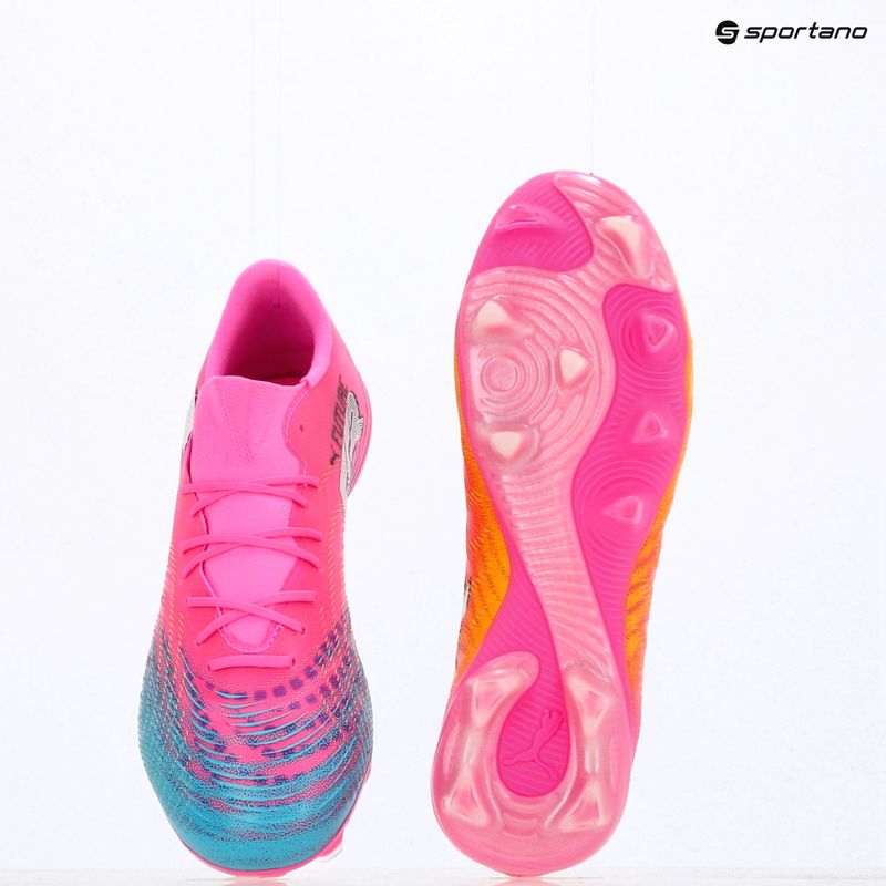 Buty piłkarskie PUMA Future 9 Match Fusion FG/AG poison pink/puma wht/sun stream/bright aqua/puma blk 16