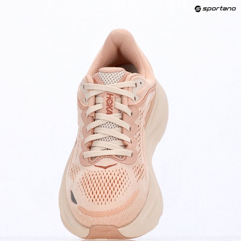 Buty do biegania damskie HOKA Bondi 9 rose latte/rose cream 18