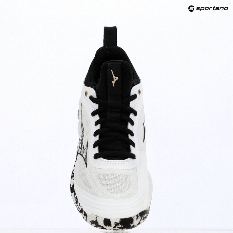 Buty do siatkówki Mizuno Wave Luminous 3 white/black/ge gold 9