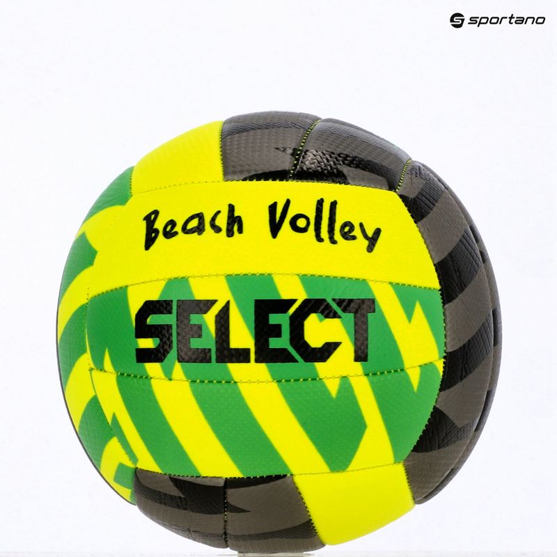 Piłka do siatkówki SELECT Beach Volley v24 yellow/black rozmiar 5 5