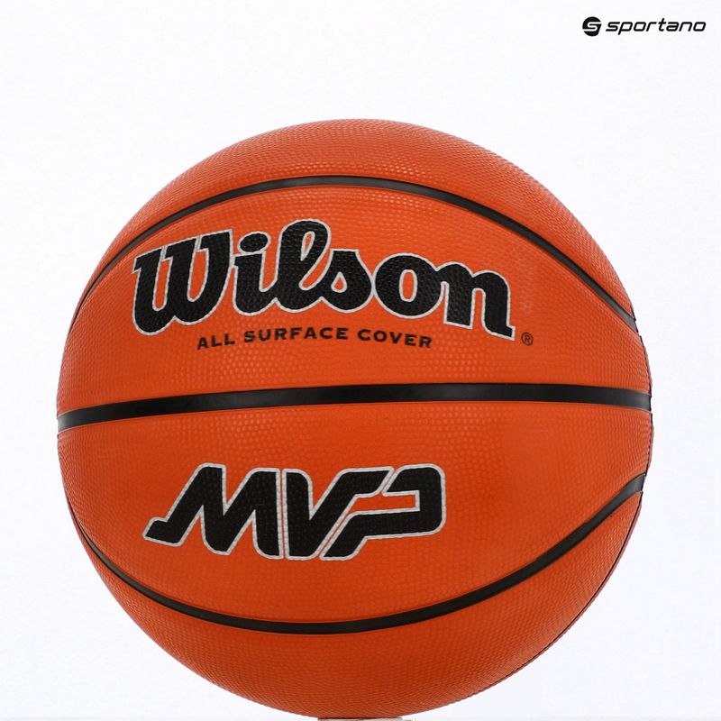 Piłka do koszykówki Wilson MVP brown rozmiar 5 3