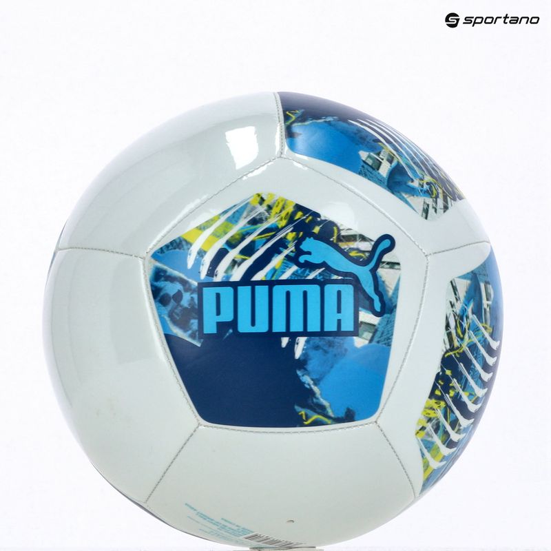 Piłka do piłki nożnej PUMA MCFC ftblNRGY blazing blue/bright aqua rozmiar 5 4